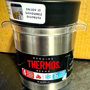 Thermos 12 oz Food Container with Microwave Jar